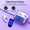 imageTAGRY Bluetooth Headphones True Wireless Earbuds 60H Playback LED Power Display Earphones with Wireless Charging Case IPX5 Waterproof inEar Ear buds with Mic for TV Smart Phone Laptop Computer SportsPhantom Purple