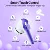 imageTAGRY Bluetooth Headphones True Wireless Earbuds 60H Playback LED Power Display Earphones with Wireless Charging Case IPX5 Waterproof inEar Ear buds with Mic for TV Smart Phone Laptop Computer SportsPhantom Purple