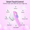imageTAGRY Bluetooth Headphones True Wireless Earbuds 60H Playback LED Power Display Earphones with Wireless Charging Case IPX5 Waterproof inEar Ear buds with Mic for TV Smart Phone Laptop Computer SportsSunset Pink
