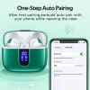 imageTAGRY Bluetooth Headphones True Wireless Earbuds 60H Playback LED Power Display Earphones with Wireless Charging Case IPX5 Waterproof inEar Ear buds with Mic for TV Smart Phone Laptop Computer SportsForest Green