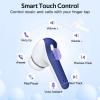 imageTAGRY Bluetooth Headphones True Wireless Earbuds 60H Playback LED Power Display Earphones with Wireless Charging Case IPX5 Waterproof inEar Ear buds with Mic for TV Smart Phone Laptop Computer SportsOcean Blue