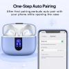 imageTAGRY Bluetooth Headphones True Wireless Earbuds 60H Playback LED Power Display Earphones with Wireless Charging Case IPX5 Waterproof inEar Ear buds with Mic for TV Smart Phone Laptop Computer SportsPurple