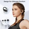 imageTAGRY Wireless Earbuds Bluetooth Headphones 80Hrs Playtime IPX7 Waterproof Digital Display Sport Ear Buds with Earhook Mic inEar Earphones Stereo Sound Earbud for Workout Running Exercise Gym Black