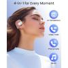imageAI Translation Earbuds Real Time 164 Languages 80H Playtime Translator Ear Buds Audifonos Traductores Ingls Espaol Wireless Earphones Bluetooth Headphones for Travel Business Meeting Learning WhiteWhite
