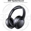 imageTAGRY Hybrid Active Noise Cancelling Headphones 120H Playtime ENC Clear Call Bluetooth Wireless Over Ear Headphone with HiRes Audio Low Latency Comfort Earcups ANC Headphones for Travel Home GameBlack