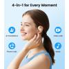 imageAI Translation Earbuds Real Time 164 Languages Translator Ear Buds Audifonos Traductores Ingls Espaol 4in1 Wireless Headphones Bluetooth Earphones for Travel Business Meeting Learning CaramelCaramel