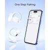 imageTAGRY Open Ear Earbuds Wireless Bluetooth Headphones 80Hrs Playtime Ear Buds with Earhooks IPX7 Waterproof Touch Control Earphones Sport Headsets for Workout Running WhiteWhite