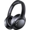 imageHybrid Active Noise Cancelling Bluetooth 60 Headphones 120H Playtime 6 ENC Clear Call Mic Over Ear Headphones Wireless with HiRes Audio Comfort Earcup Low Latency ANC Headphone for Travel WorkoutBlack
