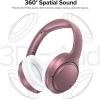 imageHybrid Active Noise Cancelling Headphones 120H Long Playtime 6 ENC Mic Wireless OverEar Bluetooth 60 HeadphonesHiRes Audio Memory Foam Earcup Transparency Mode ANC Headphone for Travel Office