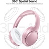 image:imageHybrid Active Noise Cancelling Headphones 120H Long Playtime 6 ENC Mic Wireless OverEar Bluetooth 60 Headphones HiRes Audio Memory Foam Earcup Transparency Mode ANC Headphone for Travel OfficeRose Gold