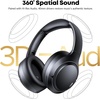 image:imageHybrid Active Noise Cancelling Bluetooth 60 Headphones 120H Long Playtime 6 ENC Mic Over Ear Headphones Wireless HiRes Audio Memory Foam Earcup Transparency Mode ANC Headphone for Travel OfficeBlack